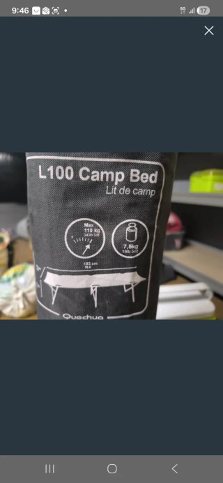 Cama de camping L100 Quechua Bajada de precio