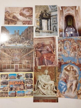 10 Cartoline Roma Attrazioni Turistiche