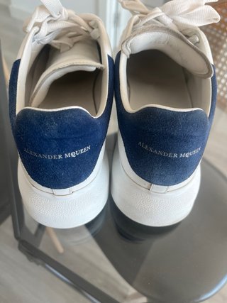 Sneakers Alexander McQueen Bianchi e Blu