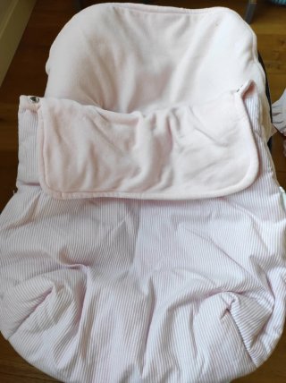 Saco invierno para maxicoxi rosa