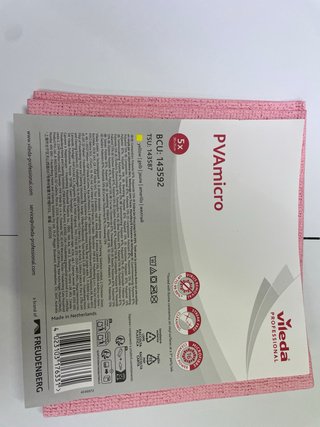Vileda PVAmicro panni 38x35cm (5 pezzi)