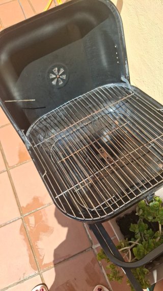 Barbacoa Negra Plegable