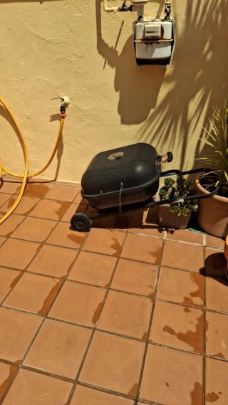 Barbacoa Negra Plegable