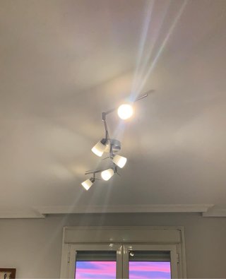 Lámpara de techo IKEA TIDIG 5 focos