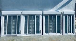 4 Ventanas Aluminio con Mosquiteras