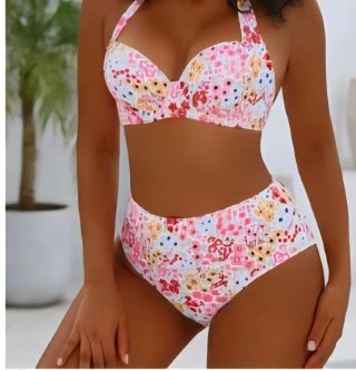 Bikini floral talla L