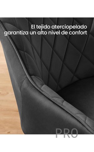 Silla de Comedor, Silla de Cocina, Sillón de Terciopelo