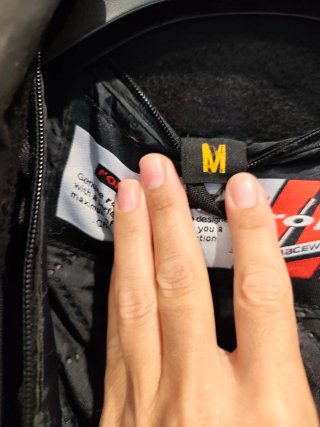 Chaqueta de moto negra