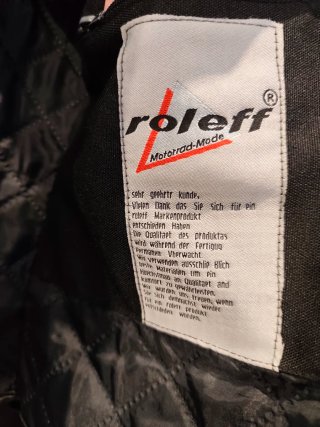 Chaqueta de moto negra