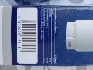 Filtro acqua UltraClarity per frigoriferi