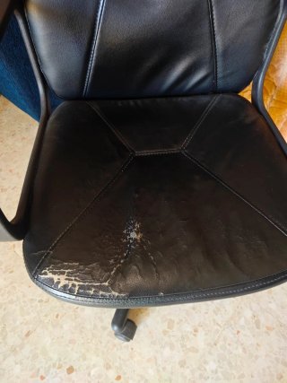 Silla escritorio piel sintetica