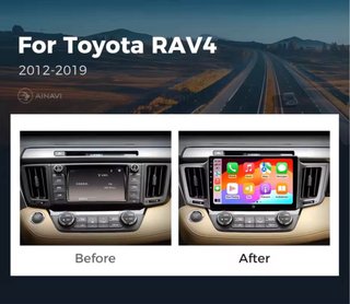 Pantalla radio de coche para TOYOTA RAV4 XA40