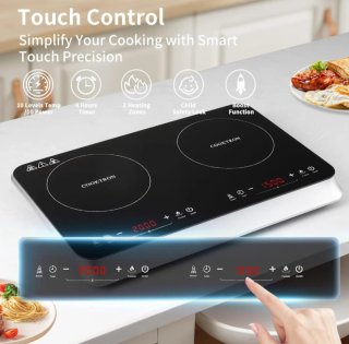Placa Inducción Doble COOKTRON