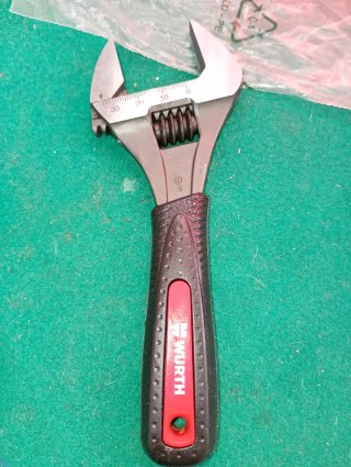 Llave inglesa Wurth de 6" 0-34mm