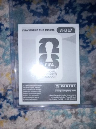 Cromo Messi Panini Mundial 2026