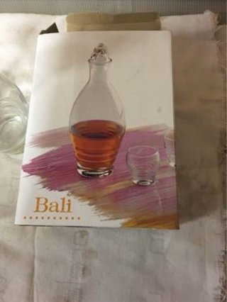 Set 7 pezzi Bali: 1 caraffa + 6 bicchieri