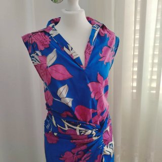 Conjunto Mango Camisa y Falda Midi Fruncida