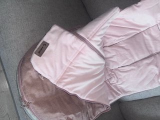 Saco Carro Invierno Jane Rosa Estrellas