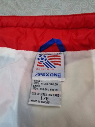 Chaqueta vintage Apex Mundial USA 94