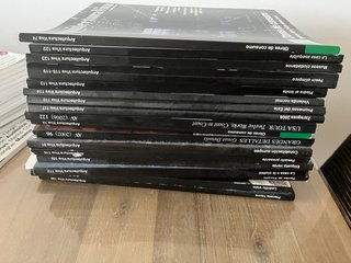 Libros y revistas (AV y detail) de arquitectura.
