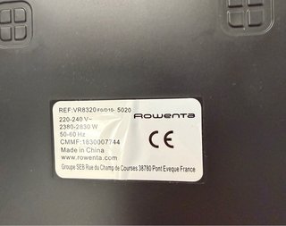 Rowenta Turbosteam VR8320 para reparar