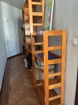 Lote 5 Estanterías Pino Macizo