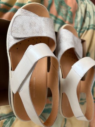Sandalias Doctor Cutillas Plata/Blanco