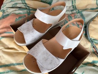 Sandalias Doctor Cutillas Plata/Blanco