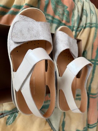 Sandalias Doctor Cutillas Plata/Blanco