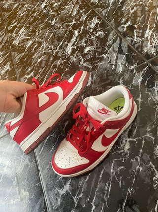 Zapatillas Nike Dunk Rojas y Blancas