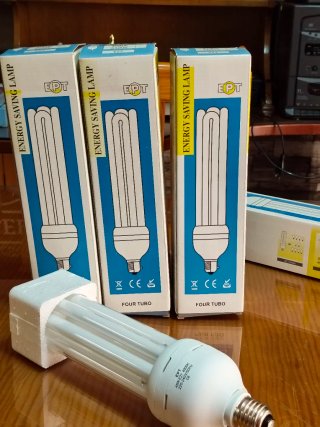 3 Bombillas EPT ELQ-45W Ahorro Energía