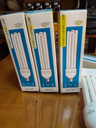 3 Bombillas EPT ELQ-45W Ahorro Energía