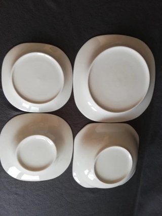 Vajilla porcelana diseño tulipanes