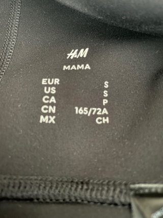 Mallas premamá negras y grises