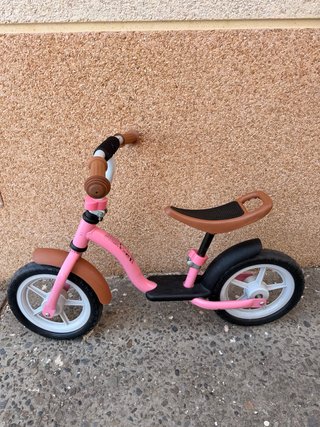 Bici de aprendizaje rosa