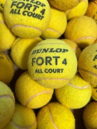 50 palline da tennis seminuove
