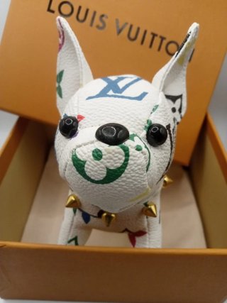 Llavero Perro Bulldog Francés Louis Vuitton