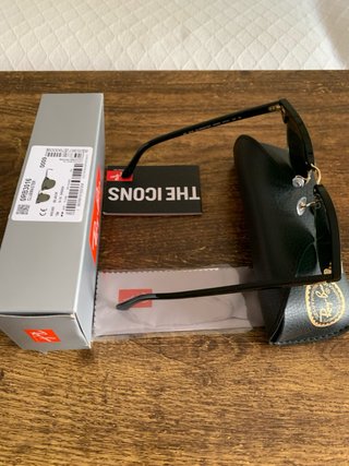 Gafas de Sol Ray-Ban Clubmaster Negro/Dorado