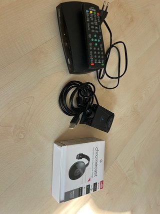 Lote: Receptor TDT , Camara PS2 Eye toy Chromecast