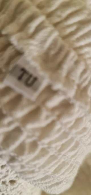 Vestido ibicenco blanco T.Única nuevo