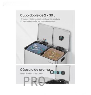 Papelera de Cocina 30L