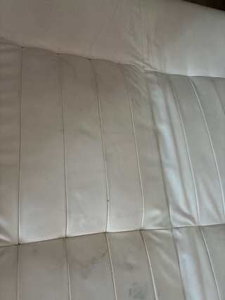 Sofá-cama Piel Sintética Blanco