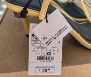 Sandalias tacón medio Zara amarillo pastel T40