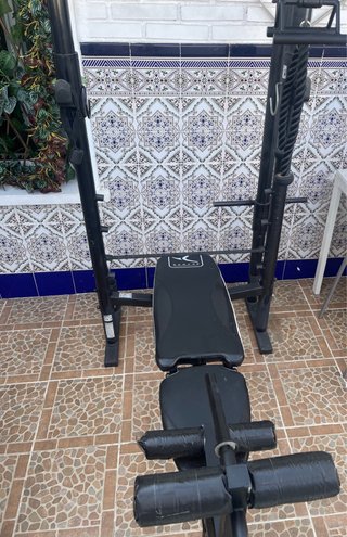 Banco musculación multifunción plegable
