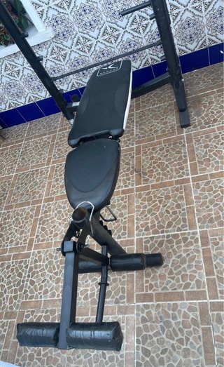Banco musculación multifunción plegable
