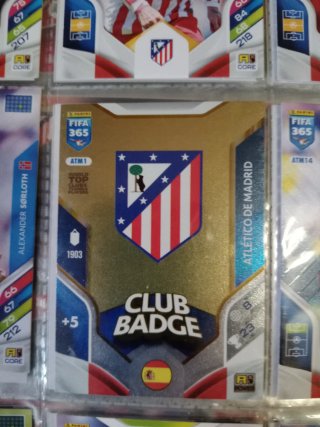 Pack cromos FIFA 365 Adrenalyn XL At. Madrid