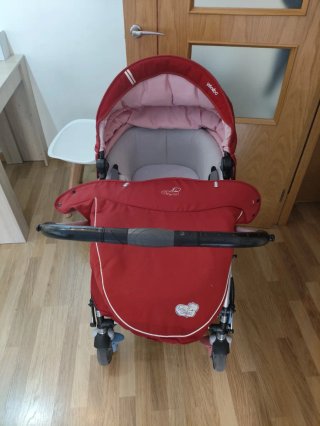Carro Trío Bebé Rojo Bebé Confort