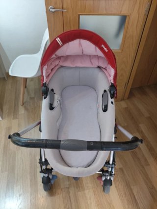 Carro Trío Bebé Rojo Bebé Confort