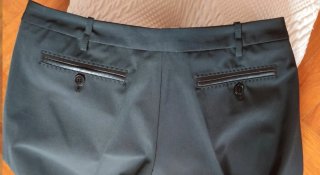 Pantaloni Elisabetta Franchi neri taglia 42