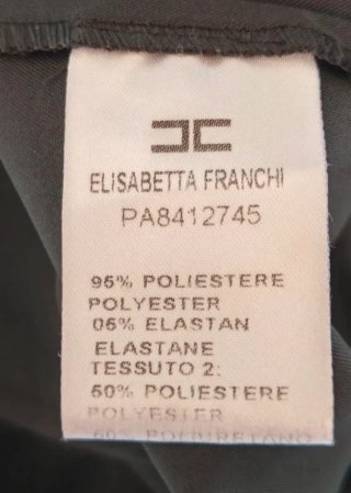Pantaloni Elisabetta Franchi neri taglia 42